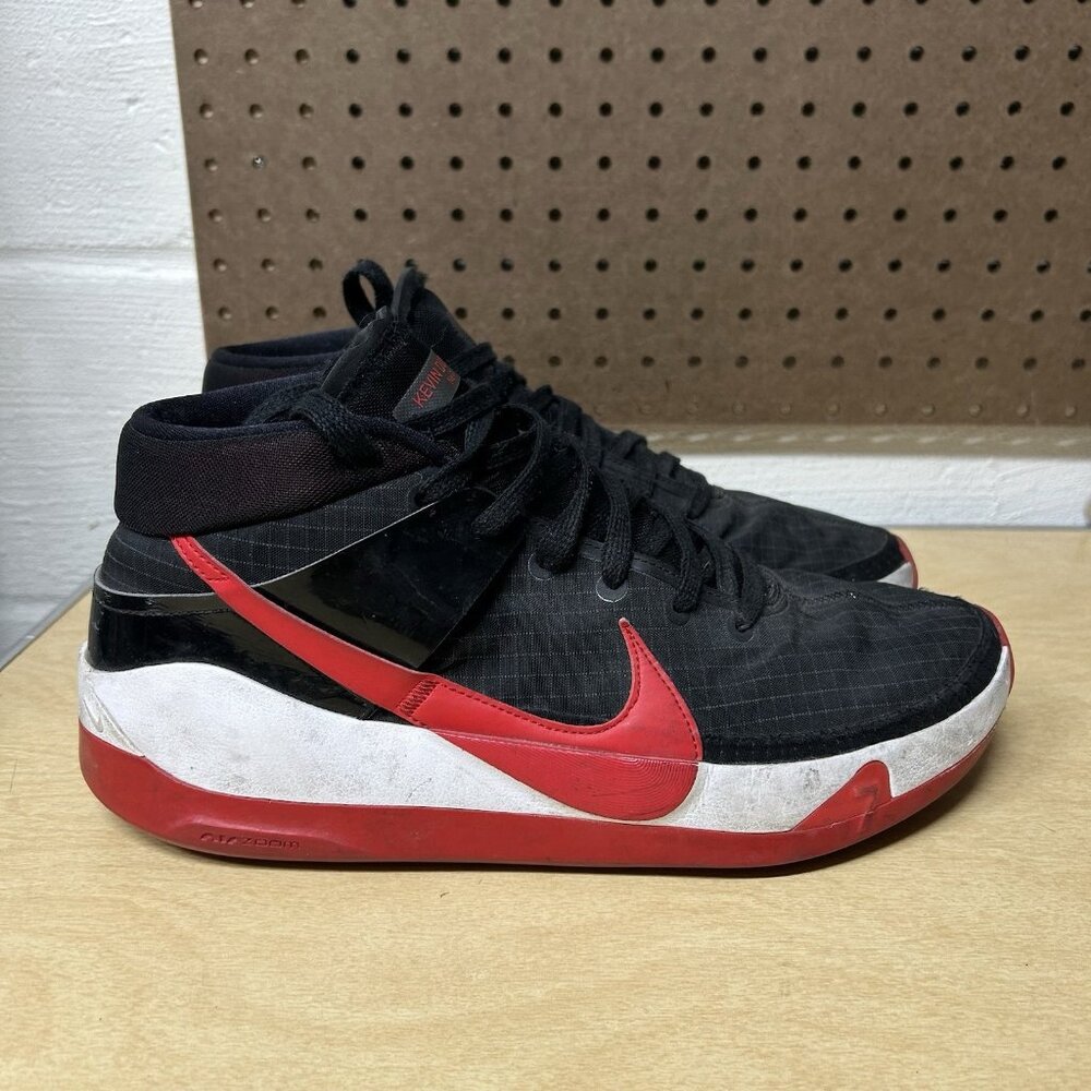 Nike Men's KD 13 Black/White/Red "Bred" CI9948-002 Size 12